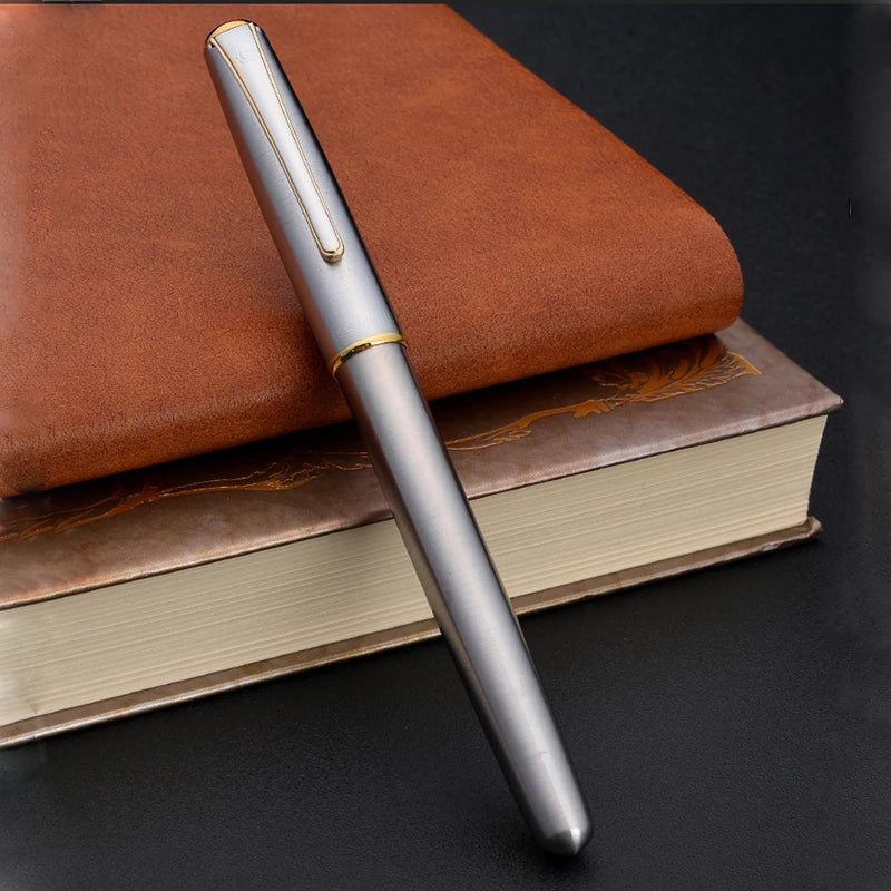 HERO 704 Fountain Pen stainless steel 0.7mm ink pen Stationery Office School Supplies pen Writing Gift