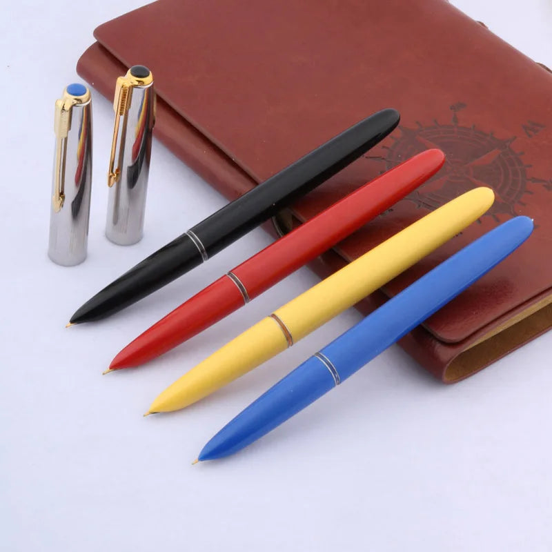 luxury High quality brand HERO 616 Fountain Pen color gift plastic Extra fine 0.38mm Finance pen Stationery Office Supplies